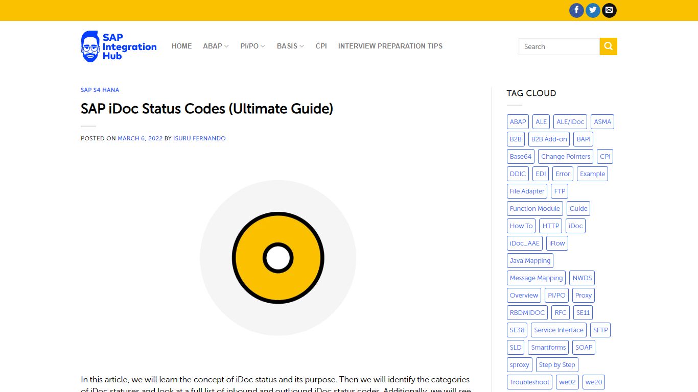 SAP iDoc Status Codes (Ultimate Guide) - SAP Integration Hub